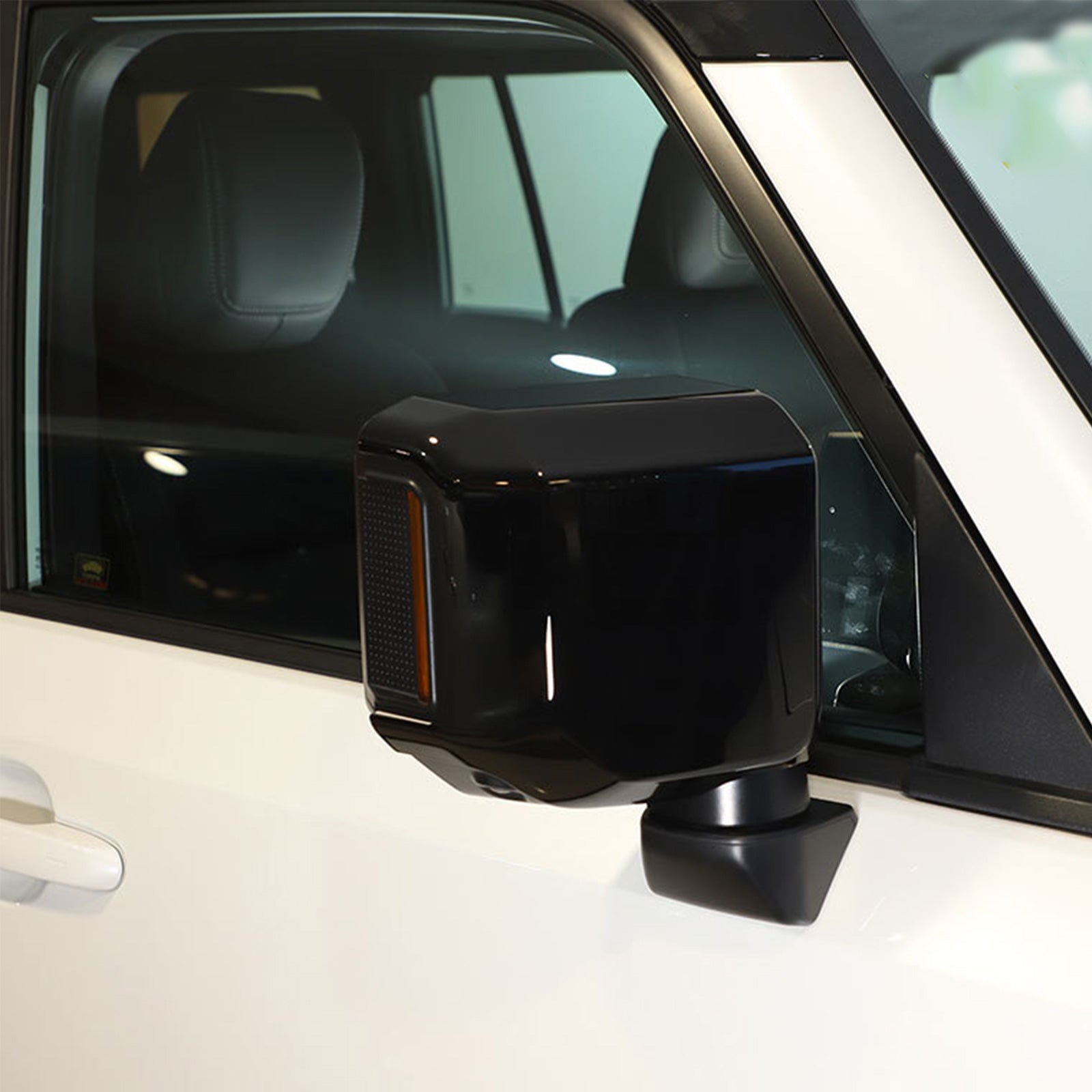 Side Rear View Mirror Cover Suitable For Prado LC250 J250 2024 on Glossy Black-4