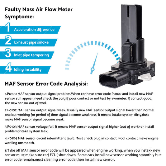 For 2008-2011 Impreza Forester WRX GT STI MAF Air Flow Meter AFM 22680-AA380-1
