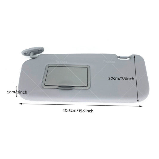 Sun Visor with Clip Front Left Side Suitable For Hyundai Getz 2002-2011 Grey-1