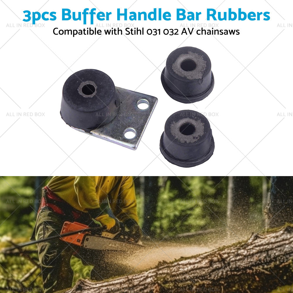 3PCS Buffer Handle Bar Rubber Suitable for Stihl 031 032 AV Chainsaw-2
