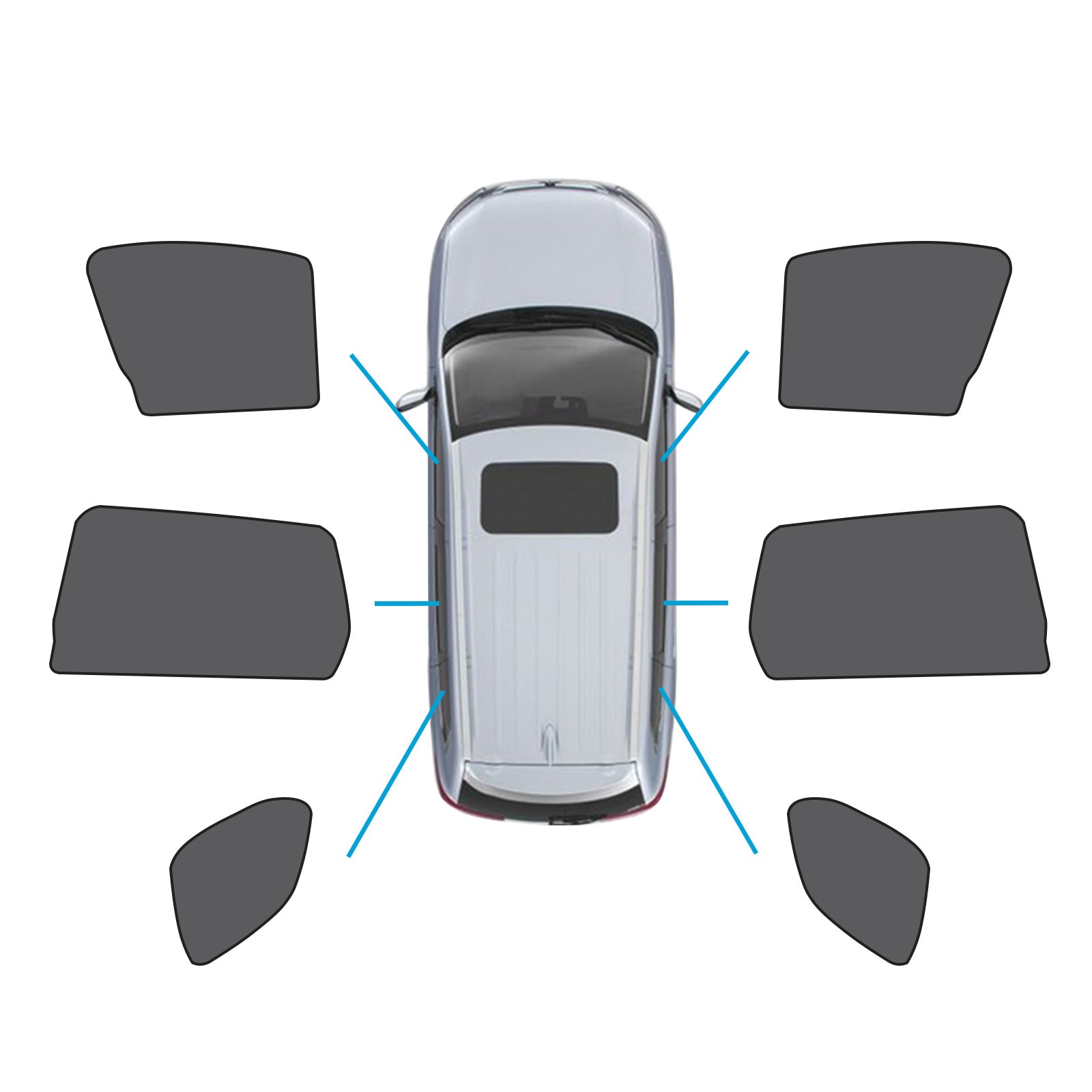 Car Window Magnetic Mesh Sun Shades Suitable For Mitsubishi Outlander 2021-2023-0