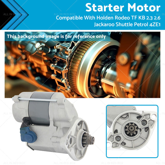 Starter Motor Suitable For Holden Rodeo TF KB 2. 3 2. 6 Jackaroo Shuttle 1982-1992-0
