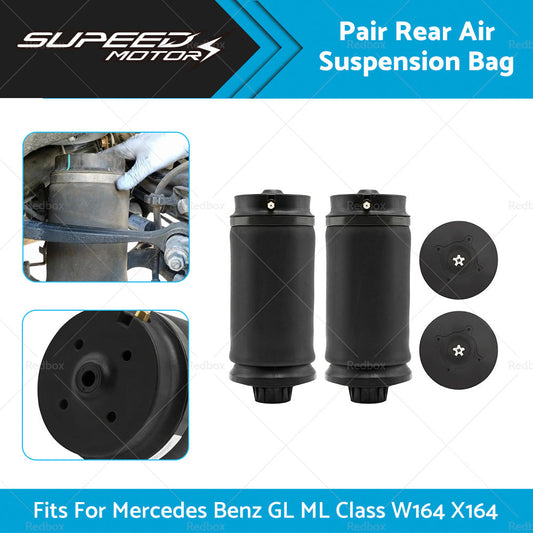 2 x Rear Air Suspension Bag Shocks Fits For Mercedes Benz W164 GL ML Class-1