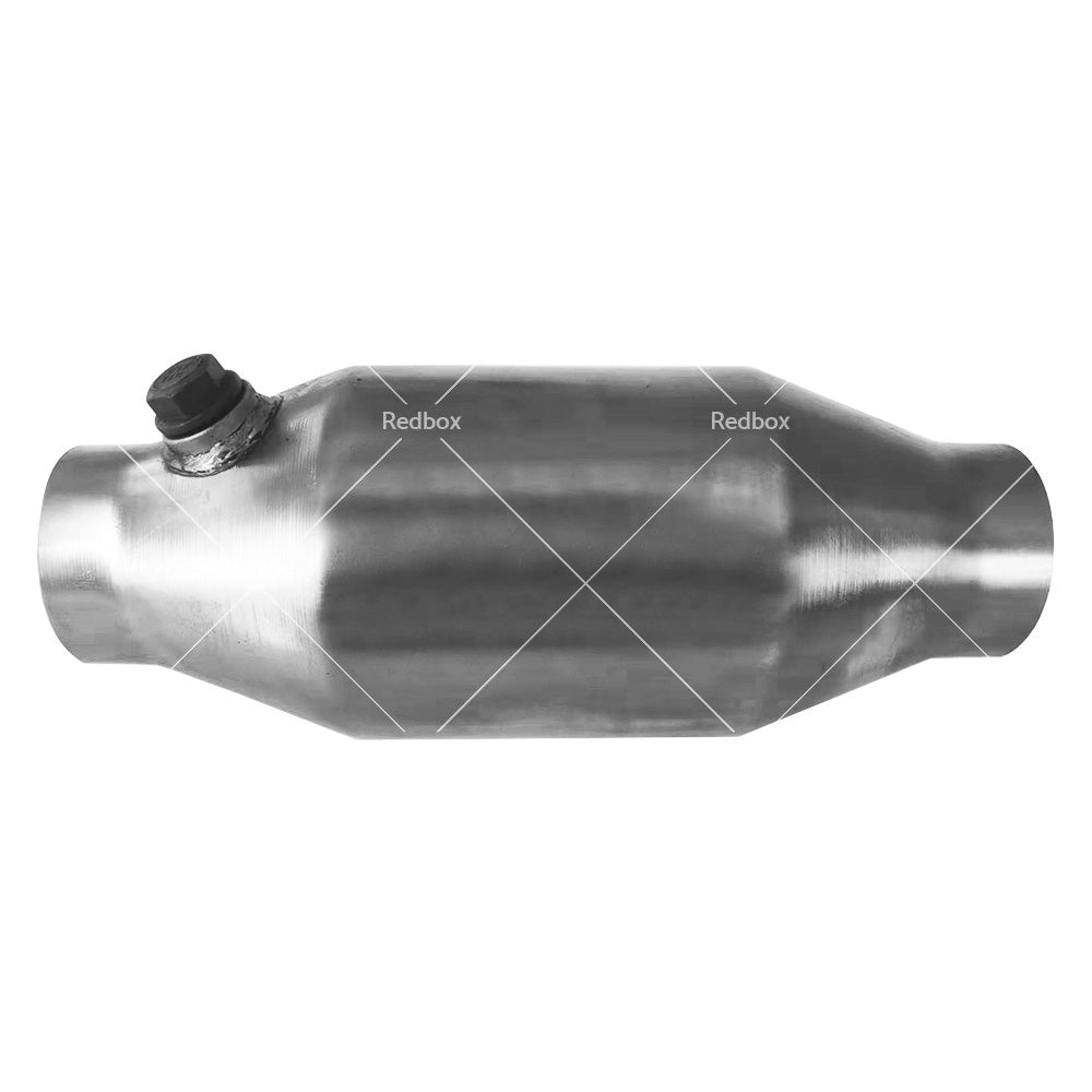 2. 5 Inch 400 Cell High Flow Performance Catalytic Converter - Metal Core 280mm-4