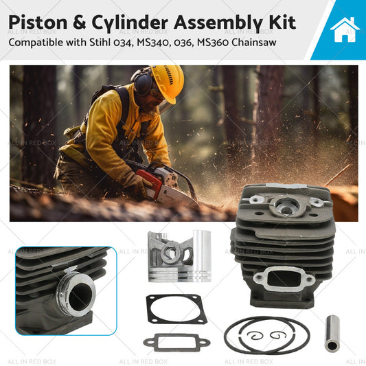 Piston  and  Cylinder Assembly Kit Suitable for Stihl 034 036 MS360 Chainsaw 48mm-0