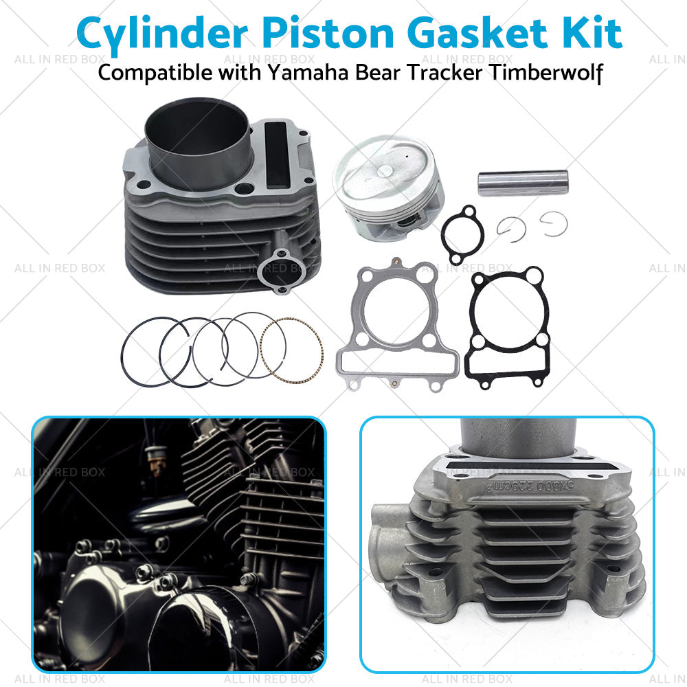 Cylinder Piston Gasket Kit Suitable For Yamaha Moto-4 Bear Timberwolf 250-4
