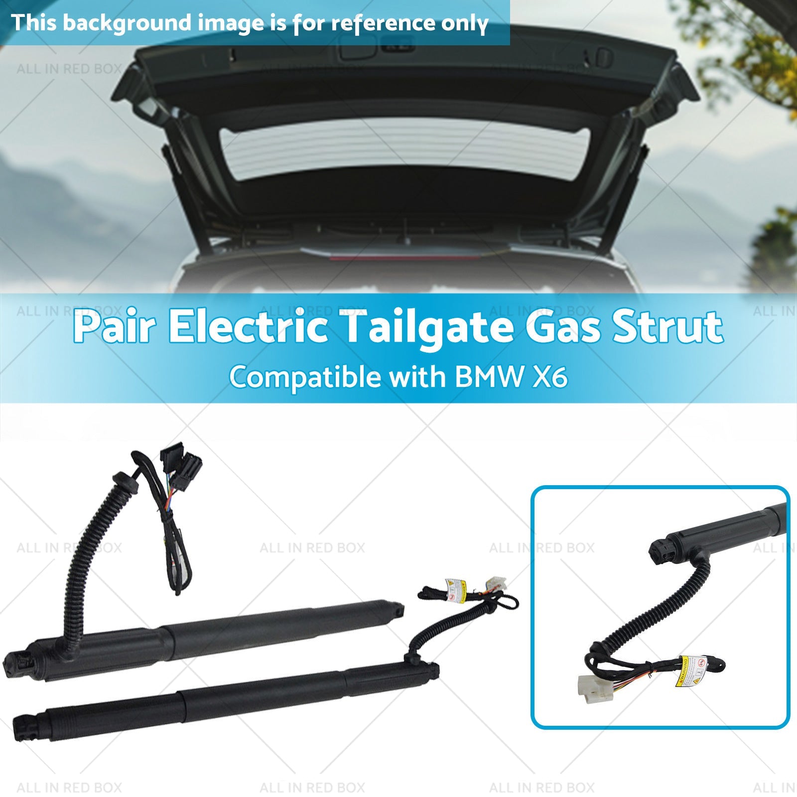 LR Spindle Drive Gas Struts w or  Automatic Opener Tailgate Suitable for BMW X6-2