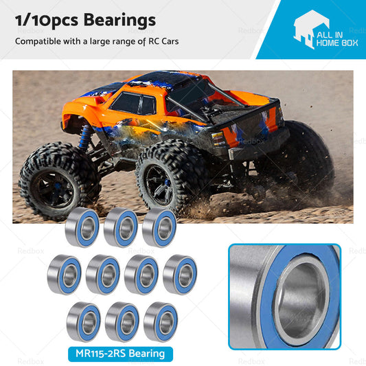5x11x4mm Bearings Suitable for RC Tamiya 1150 HPI Savage Traxxas Axial Losi MR115-2RS-0
