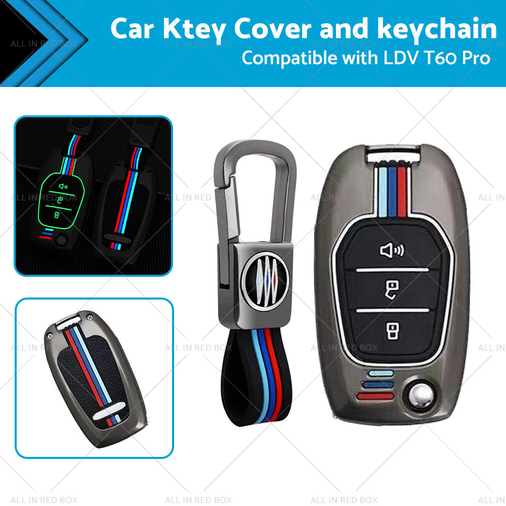 Zinc Alloy Car Flip Remote Key Fob Case Cover Shell Suitable For LDV T60 Pro-0