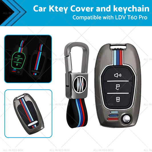 Zinc Alloy Car Flip Remote Key Fob Case Cover Shell Suitable For LDV T60 Pro-0