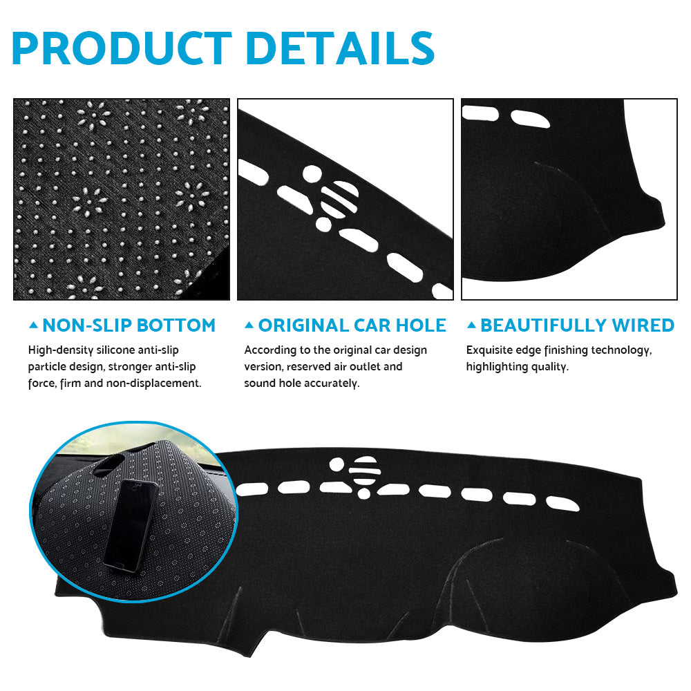Dash Mat Suitable For Jeep Grand Cherokee WK2 Overland SRT8 Trailhawk 2011-2020-3