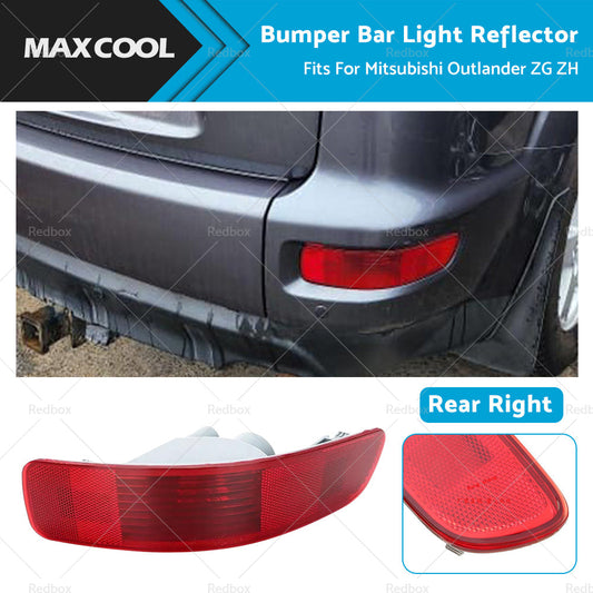 Right Rear Bumper Bar Light Reflector Fits For Mitsubishi Outlander ZG ZH 06-12-0