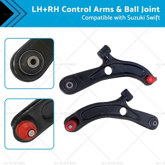 Pair Front Lower Control Arms  and  Ball Joint Suitable for Suzuki Swift 2005-2010-0