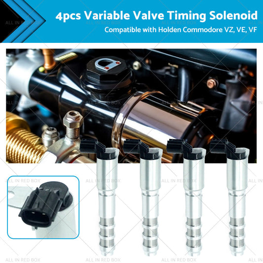 4x Variable Timing VVT Valve Solenoid Suitable For COMMODORE VE VF VZ 12615613-0