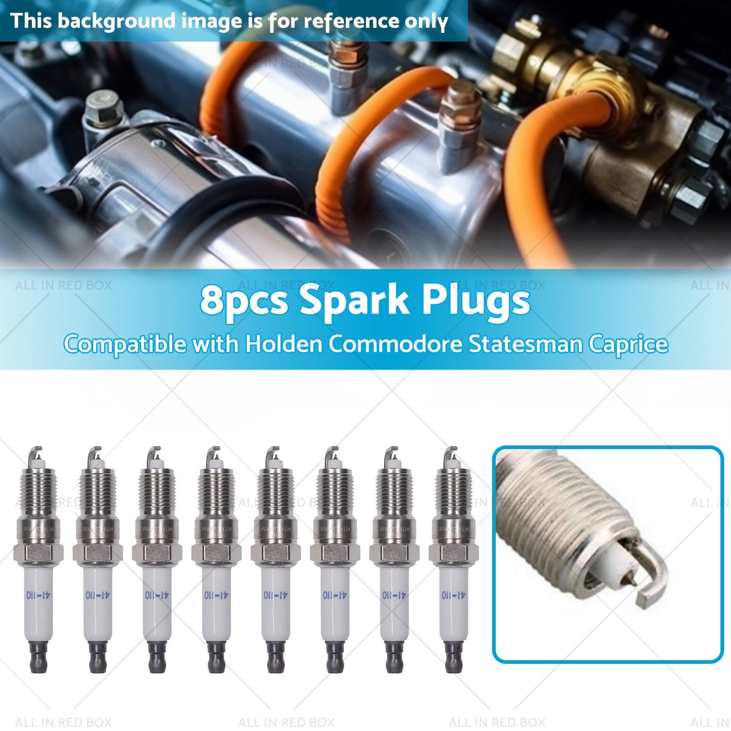 8x Iridium Spark Plug Suitable for Holden VT VX VY VZ VE VF SS V8 LS1 LS2 LS3-2