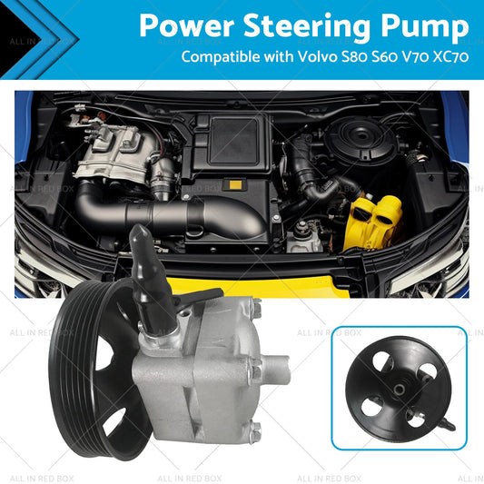 Power Steering Pump Suitable for Volvo XC70 XC90 S80 S60 V70 D5 30741790-0
