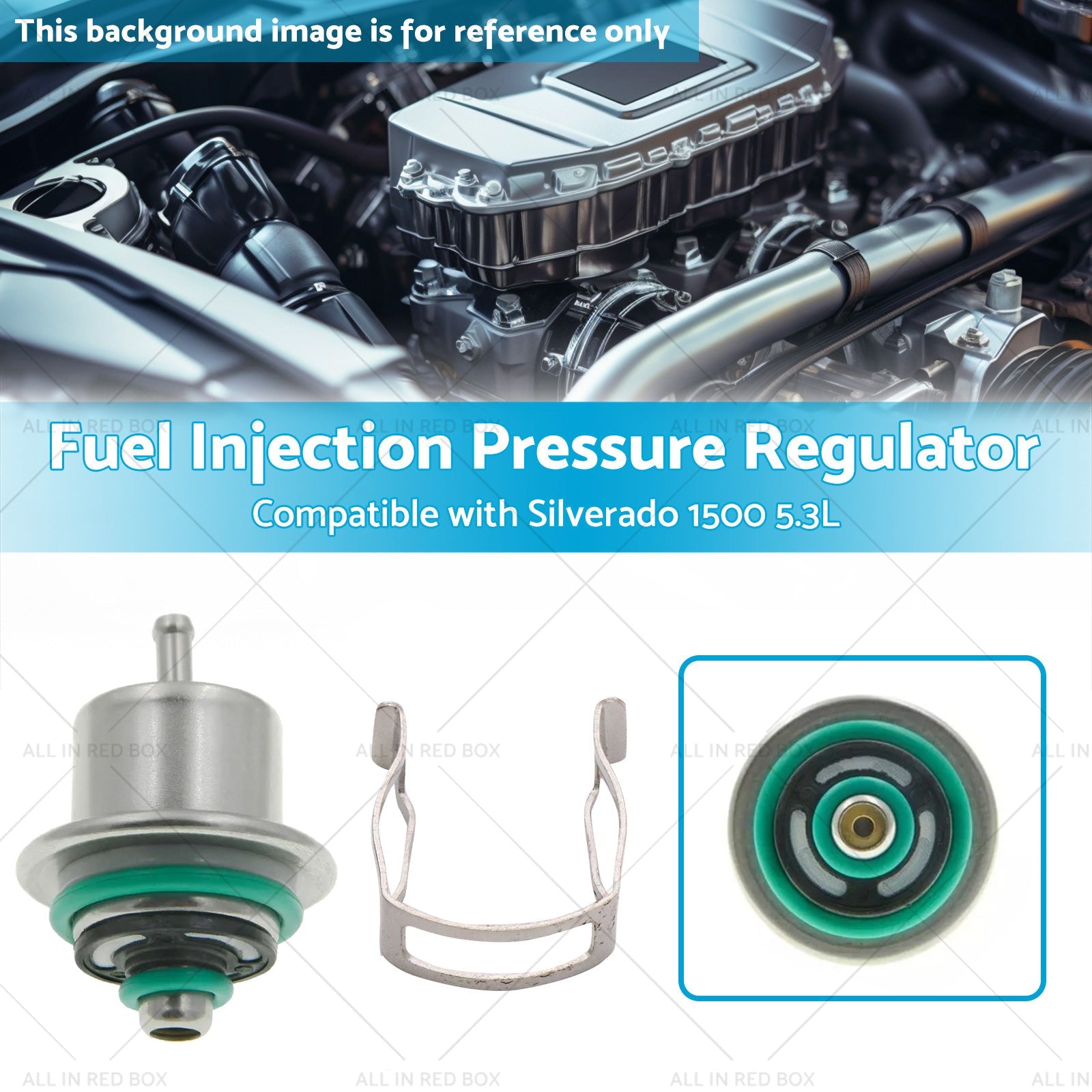 Fuel Injection Pressure Regulator Suitable for 219765 Silverado 1500 5. 3L 02-05-2