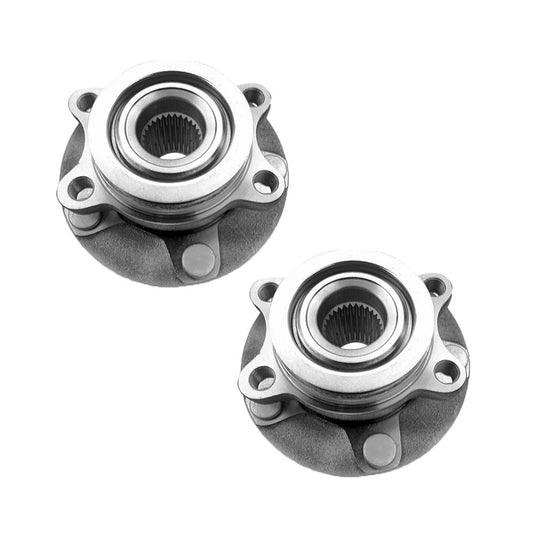 Front Wheel Bearing Hub 2x Suitable For Nissan X-Trail T31 2.5L 4WD ABS 2007-2014-0