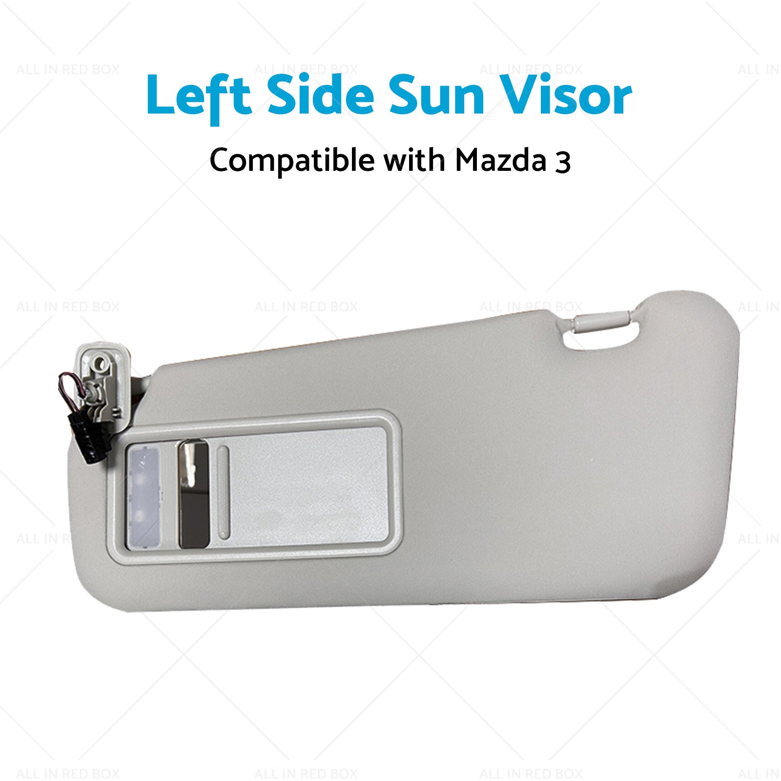 BBM2-69-320C-75 Left Side Sun Visor Suitable for 10-13 Mazda 3 Hatchback-3