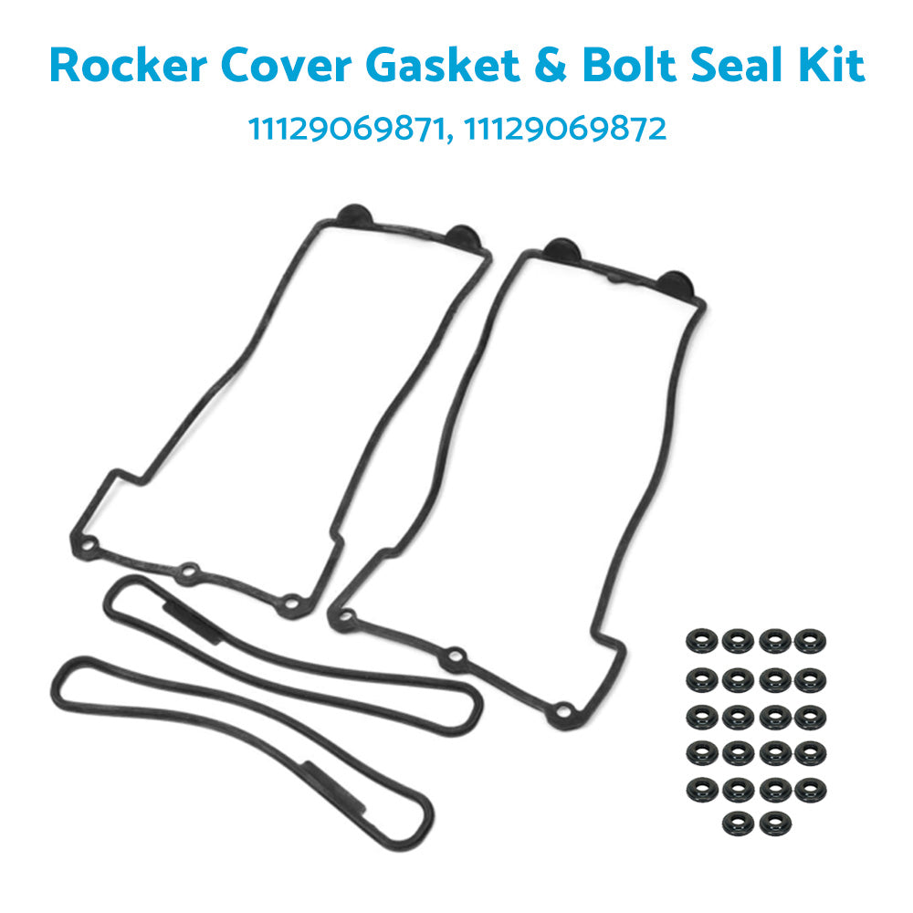 Rocker Cover Gasket  and  Bolt Seal Kit Fit For BMW M60 M62 V8 E34 E39 E32 E38-1