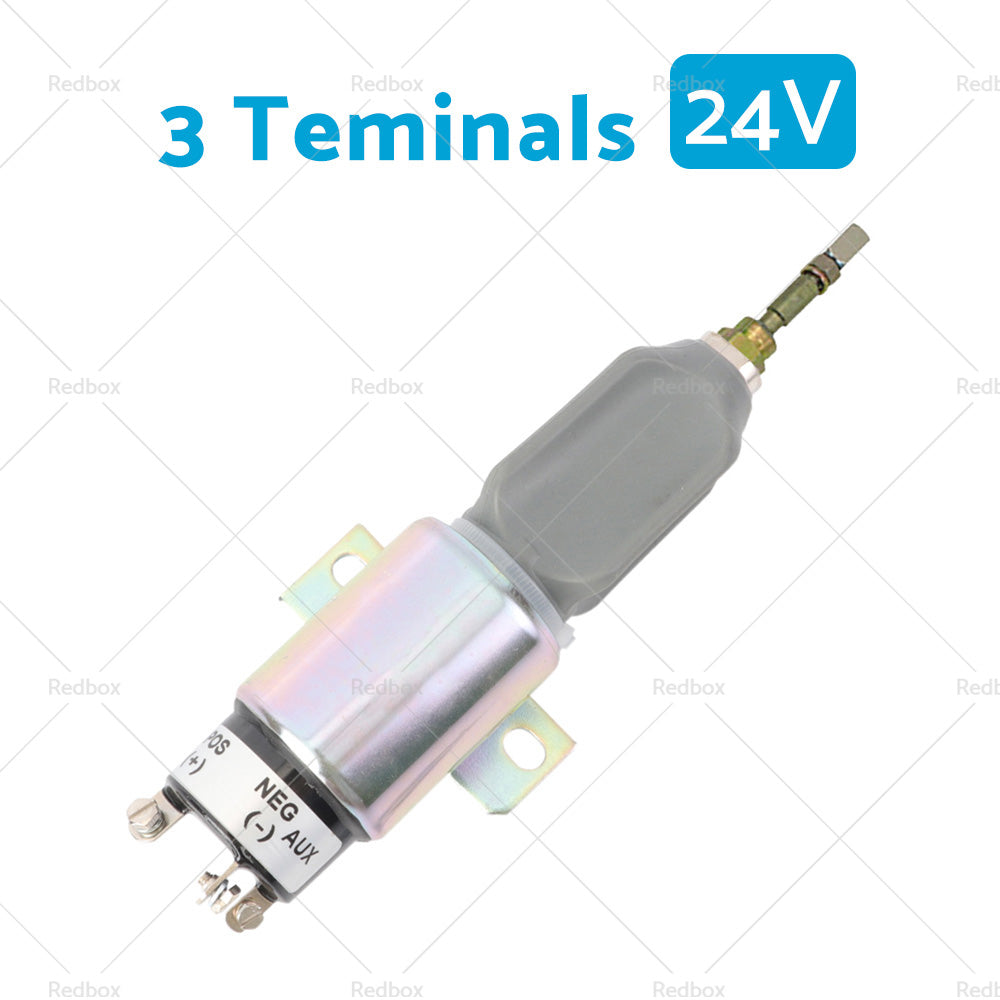 12V 24V Fuel Shutoff Solenoid Valve 1751ES Brand New-7