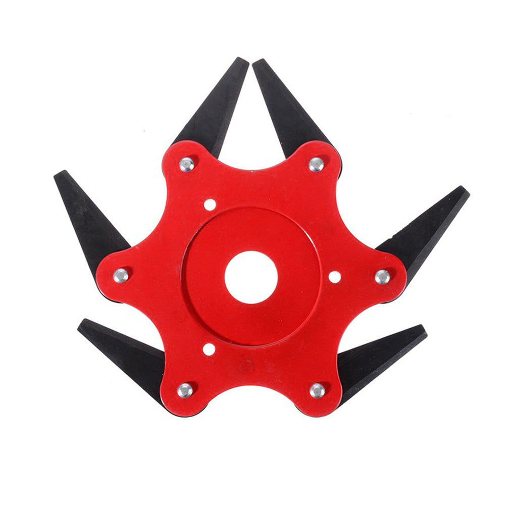 Grass Trimmer Head with 6 Cutters 65Mn for Weed, Lawn & Brush Cutting Razor Mower Tool-3