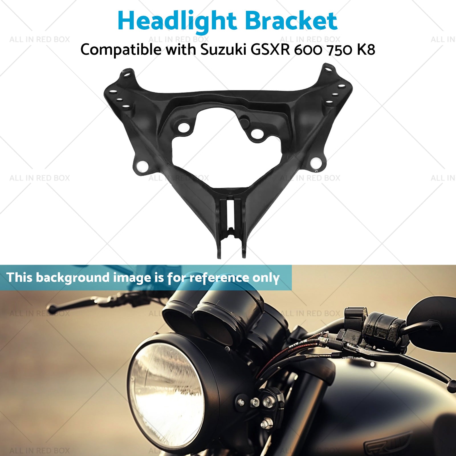 Front Headlight Bracket Suitable for Suzuki GSXR 600 750 K8 2008-2009 - Aluminum-4