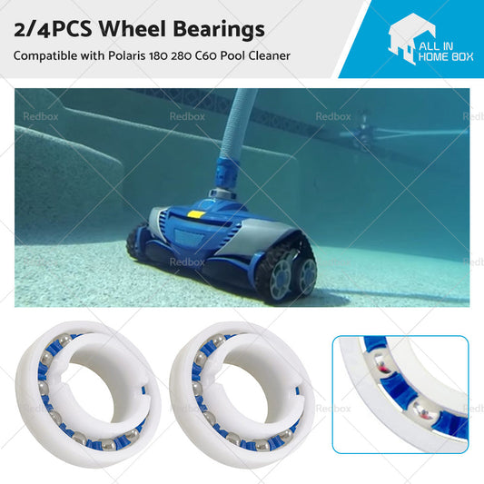2/4PCS Wheel Bearing Suitable for Zodiac MX MX6 MX8 AX10 Baracuda Pool Cleaner-1
