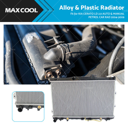 RADIATOR RAD fit KIA CERATO LD 2. 0 4CYL  G4GC 2004-2009 AUTO  and  MANUAL PETROL-0
