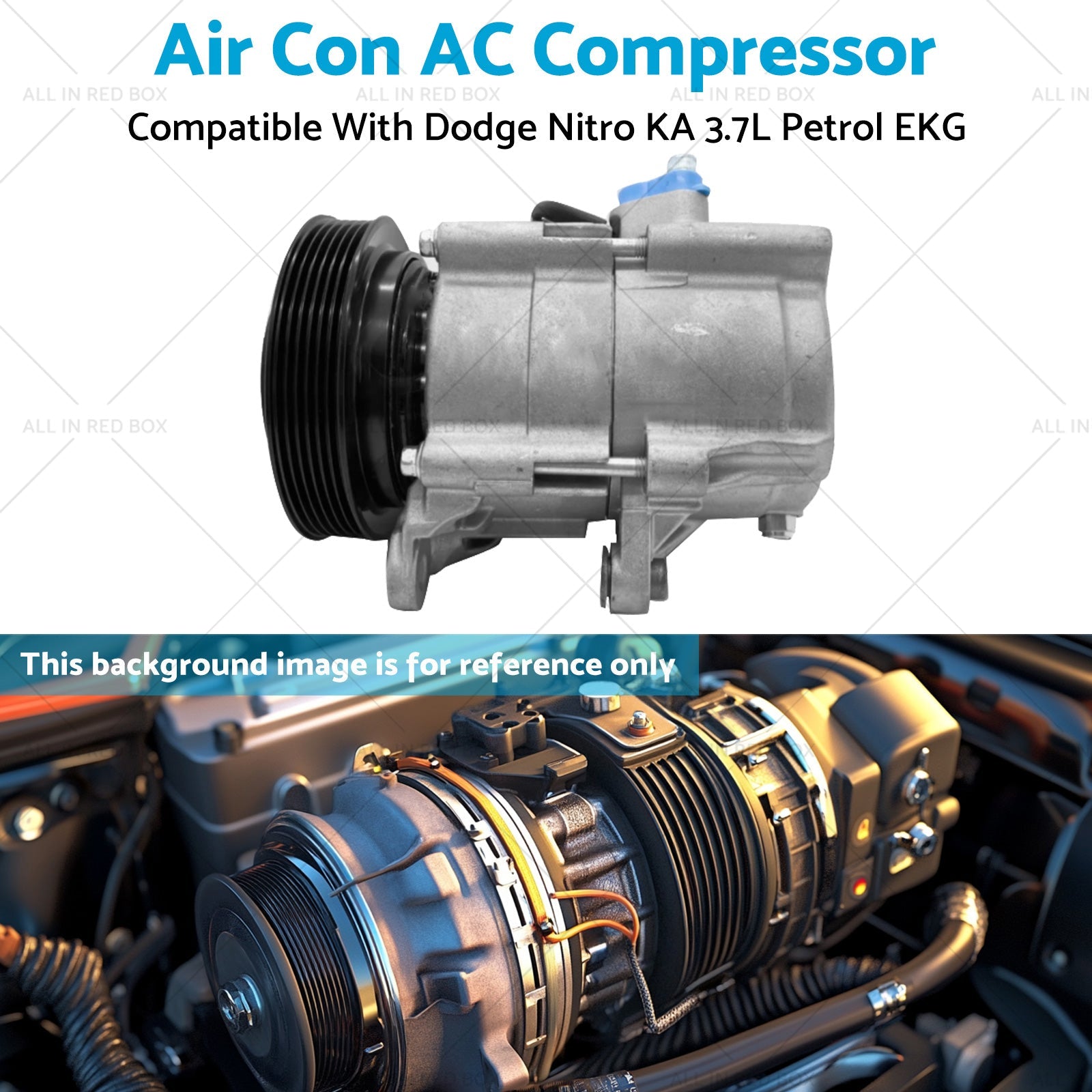 Air Conditioning AC Compressor Suitable for Dodge Nitro KA 3.7L Petrol EKG-4