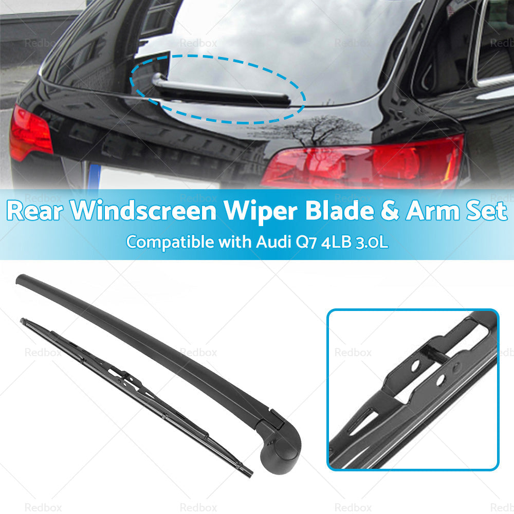 Rear Windscreen Wiper Blade  and  Arm Set Suitable for Audi Q7 4LB 06-15 4L0955425-2