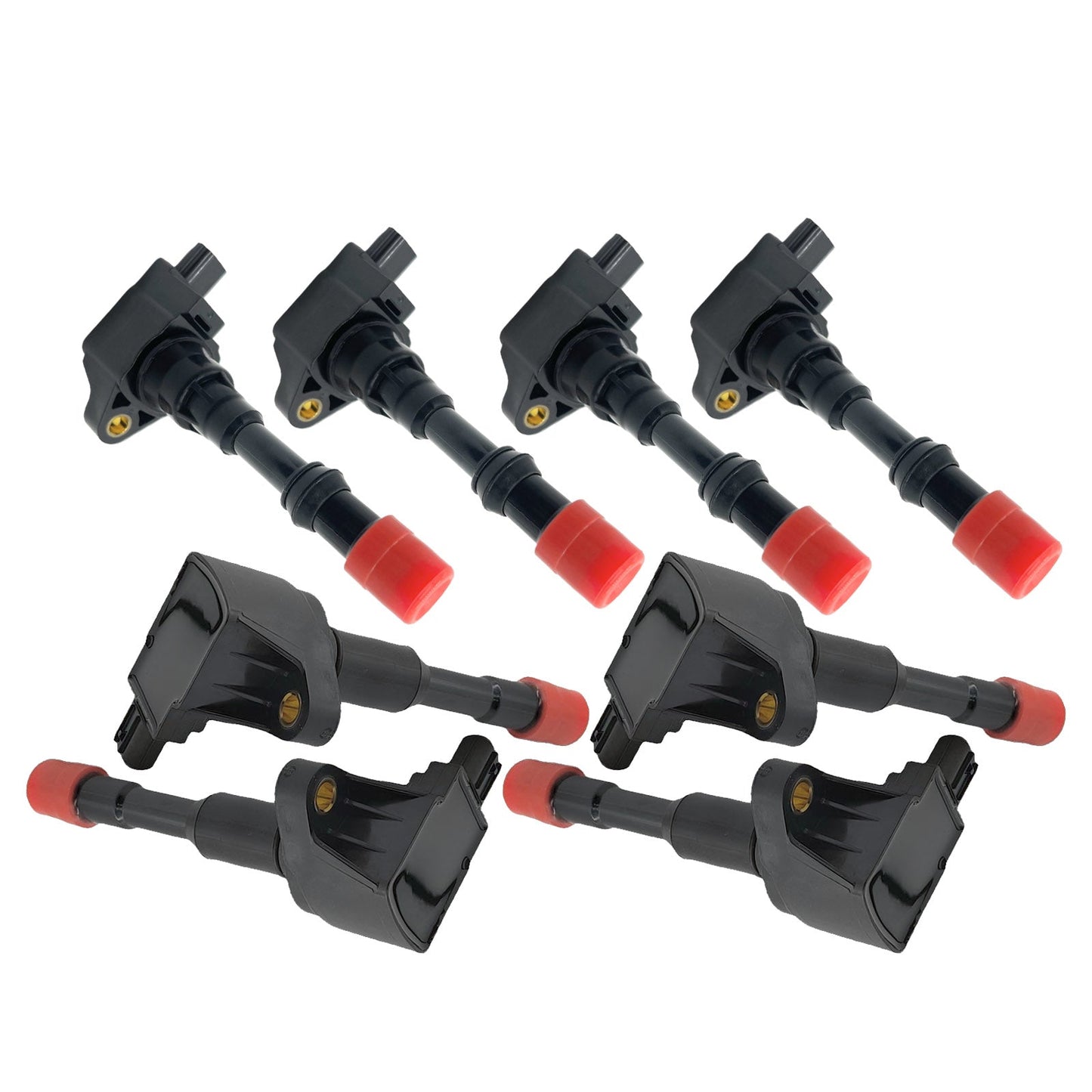 8Pcs Ignition Coils 3 Pins Suitable For Honda Jazz GD GE2 GE3 Civic ES ET 1.3L-0