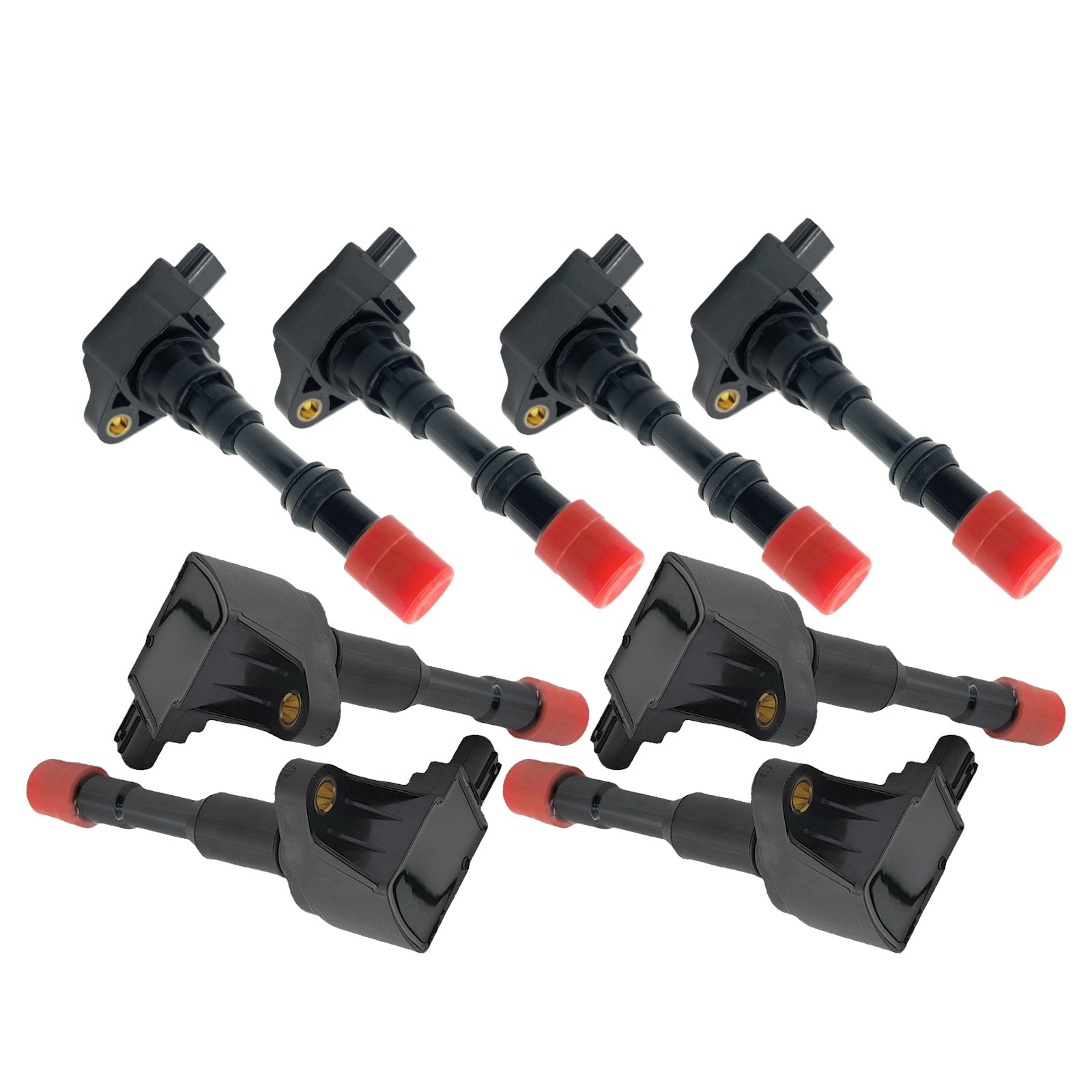 8Pcs Ignition Coils 3 Pins Suitable For Honda Jazz GD GE2 GE3 Civic ES ET 1.3L-0