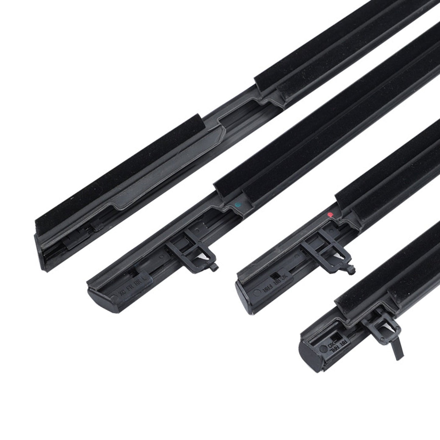 4x Window Door Belt Weather Strips Suitable For Honda Civic 2006-2011-3