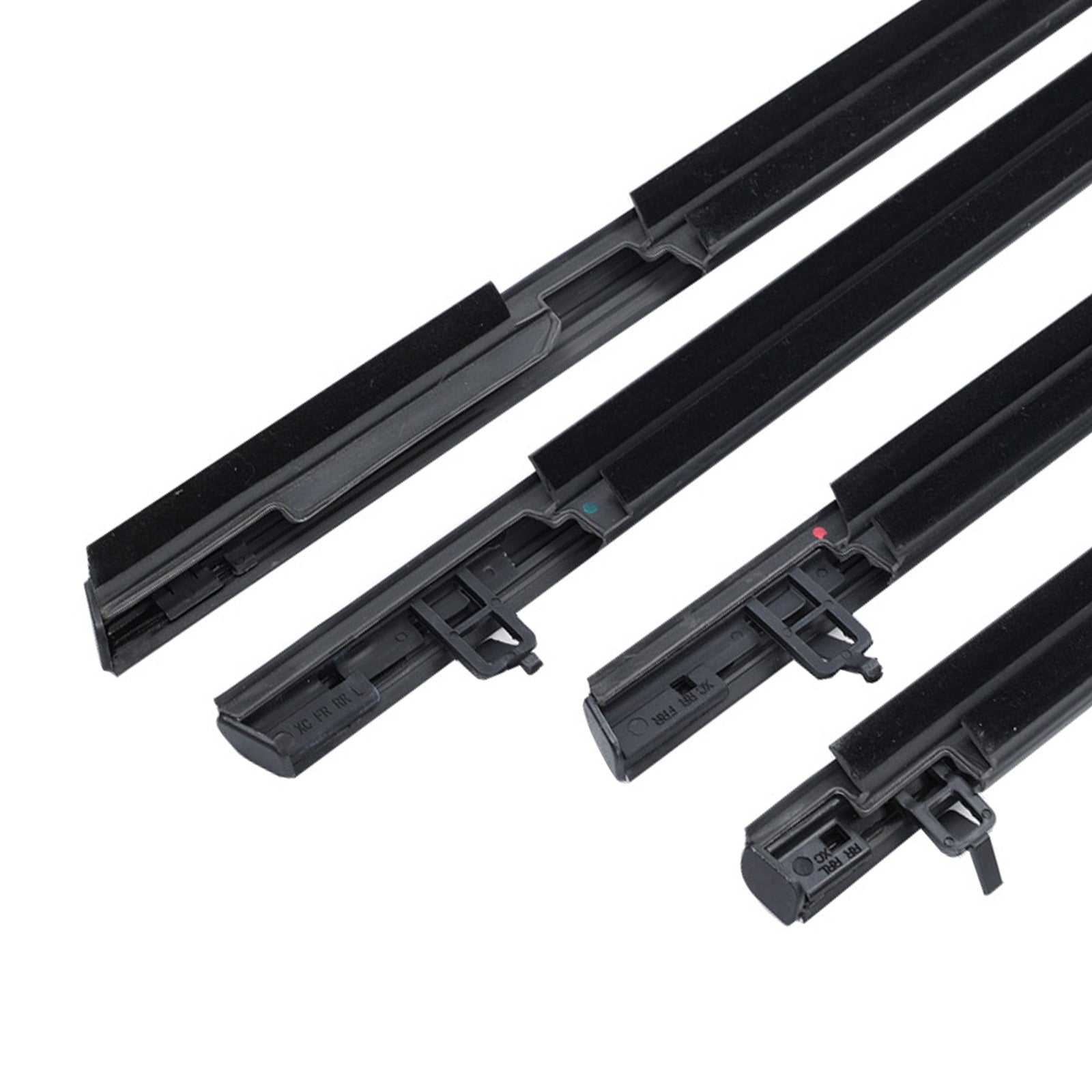 4x Window Door Belt Weather Strips Suitable For Honda Civic 2006-2011-3