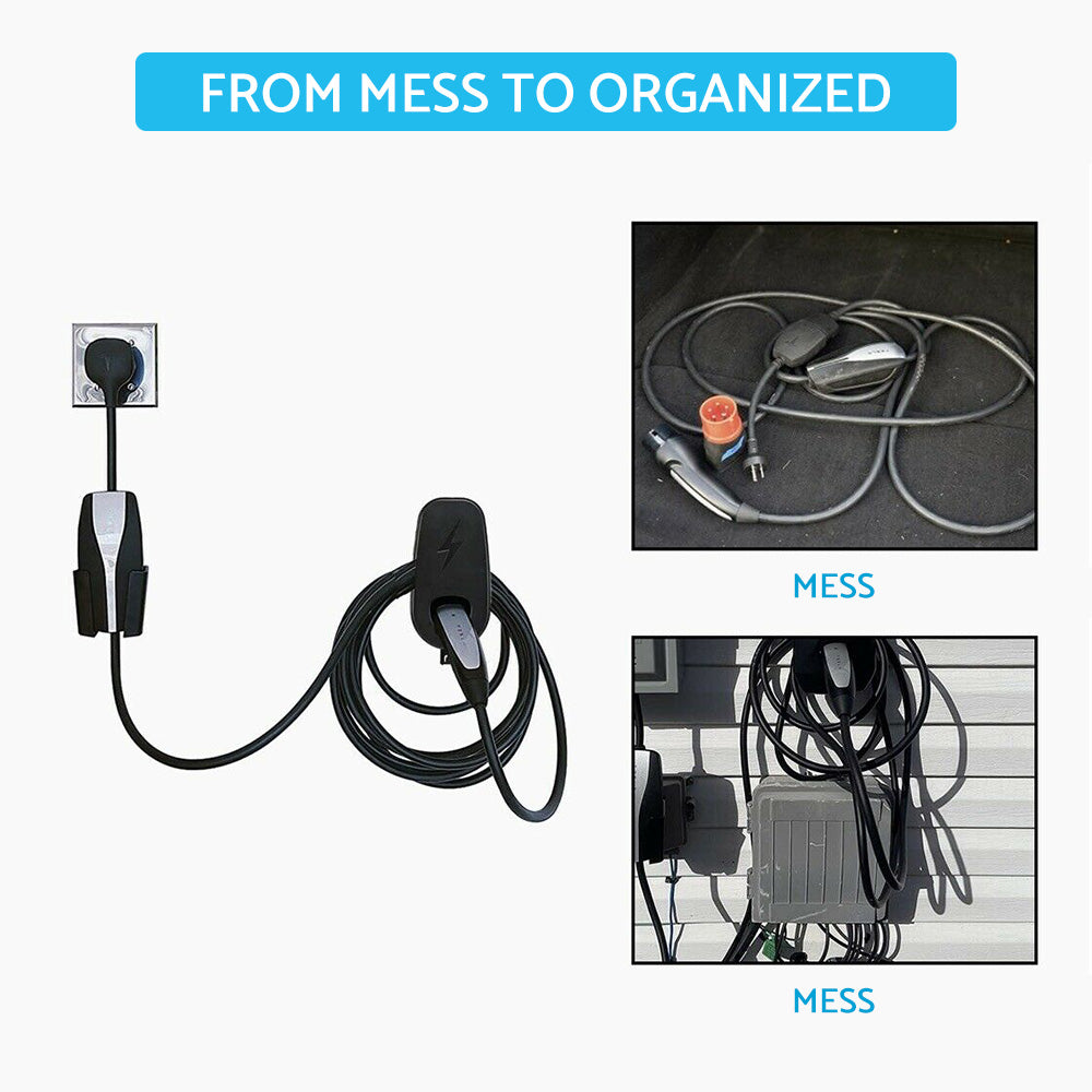 Mobile Connector Cable Holder Car Charging Cable Organizer Suitable For Tesla Model 3 / X / S-3