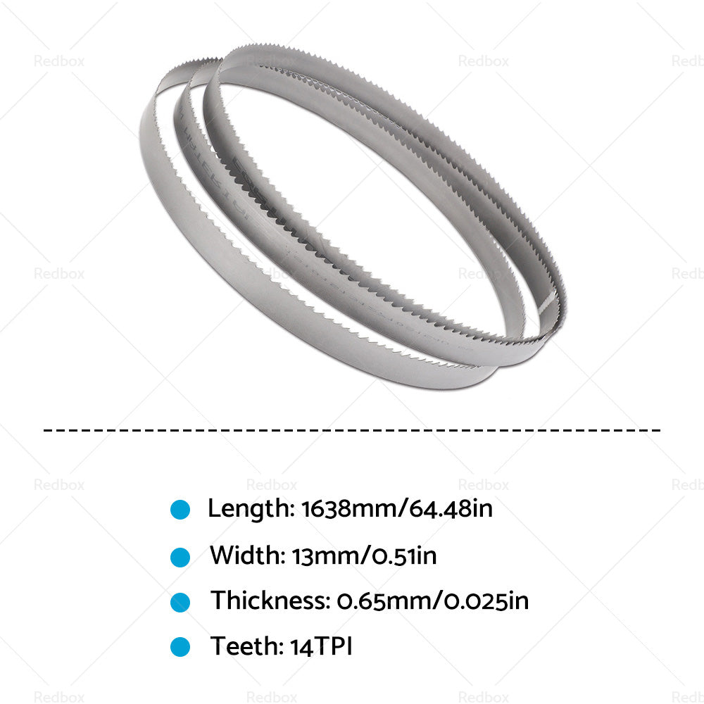 BI METAL BIMETAL BAND SAW BANDSAW BLADE 1638mm x13mm x 14 TPI FOR METAL CUTTING-4