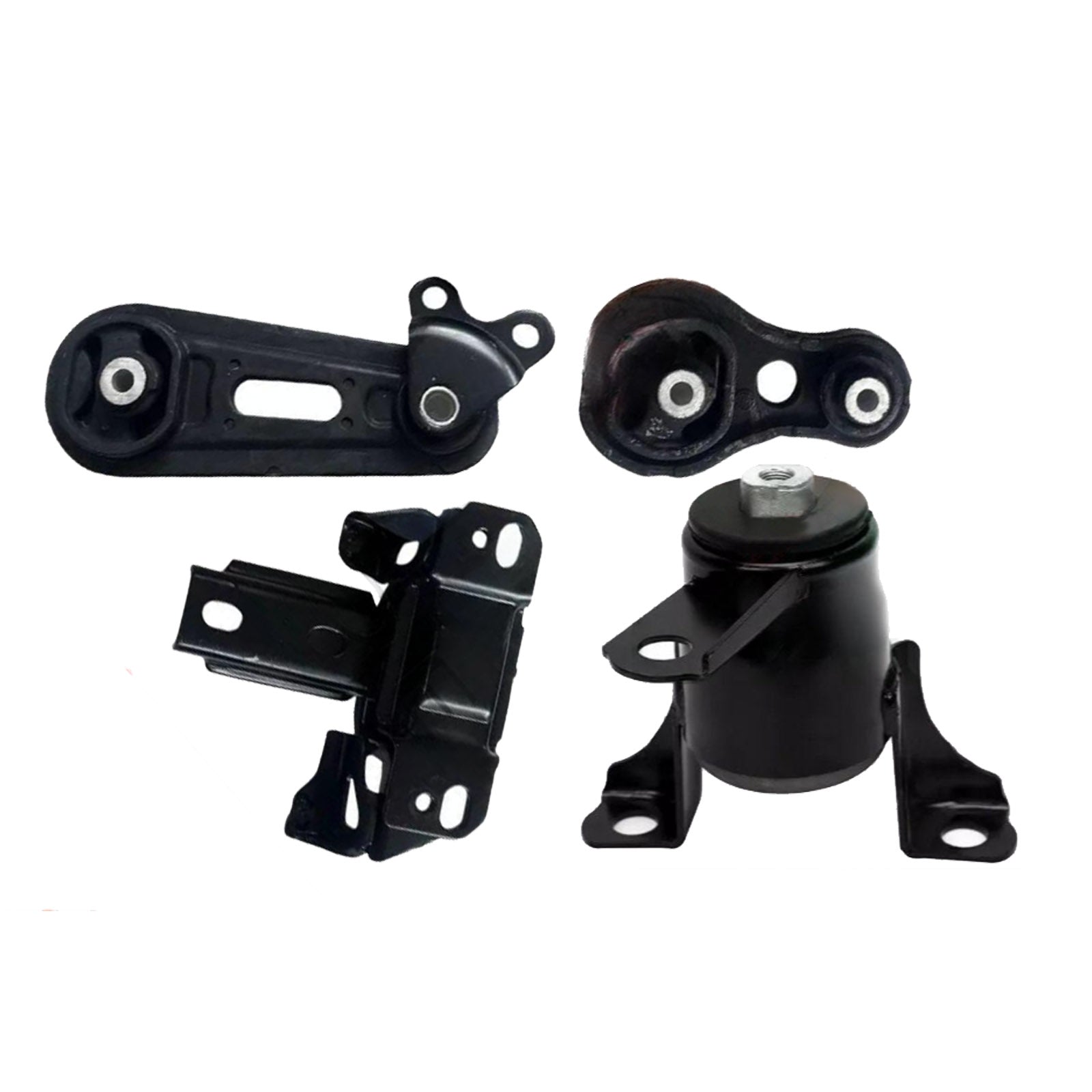 4Pcs Engine Mount Kit Suitable For Mazda 2 2007–2014 DE 1.5L 4cyl ZY Engine Auto-0