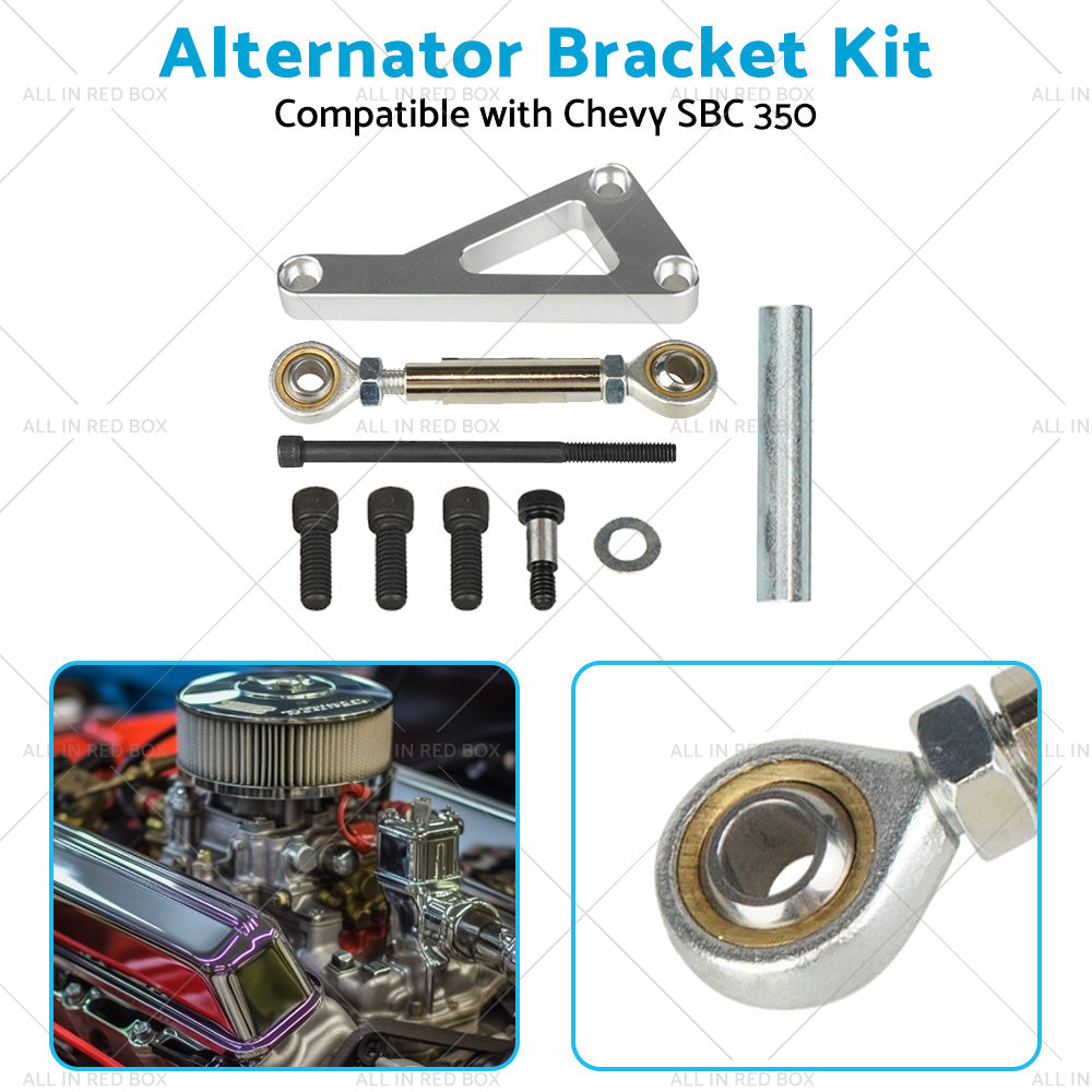 Small Block Alternator bracket Long Water Pump Suitable for Chevy SBC LWP 350-4