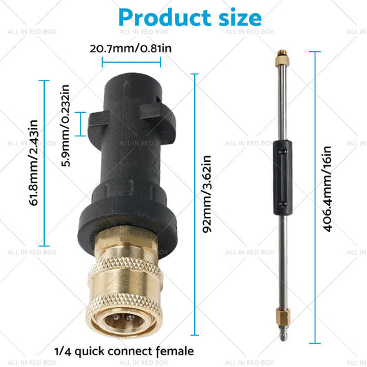 Suitable For Karcher K2-K7 Pressure Washer Extension Wand Lance  Adapter Parts-1