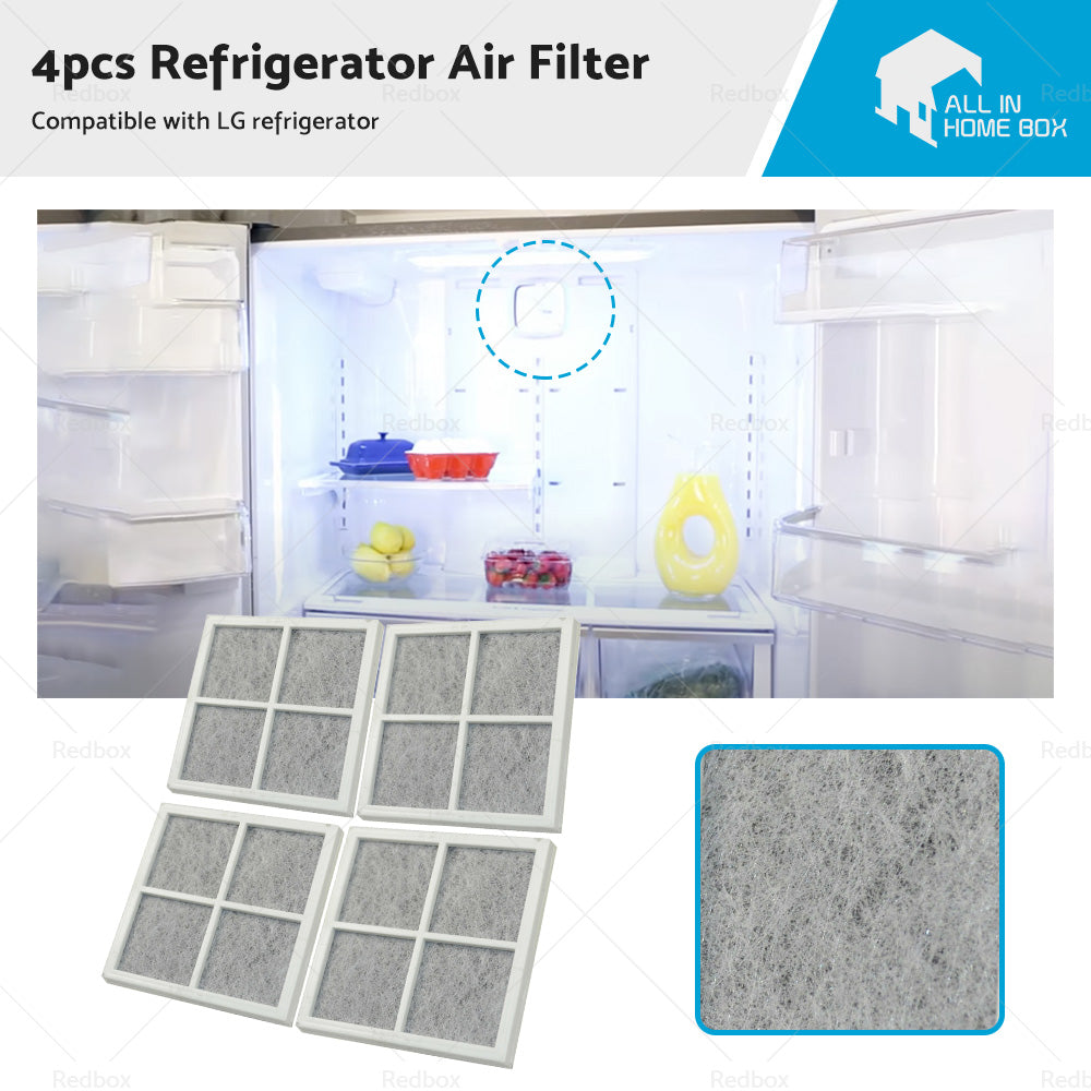 4PCS Refrigerator Air Filter Replacement Suitable For LG LT120F ADQ73214404-0