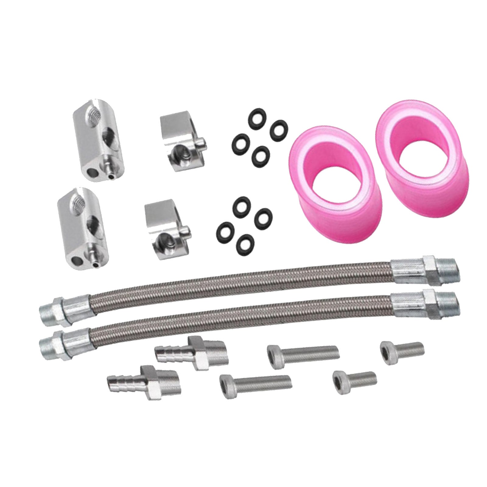 2x Throttle Body Bypass Hose Kits Suitable For GM LS Series LS1 LSX LM7 LR4 LQ4-0
