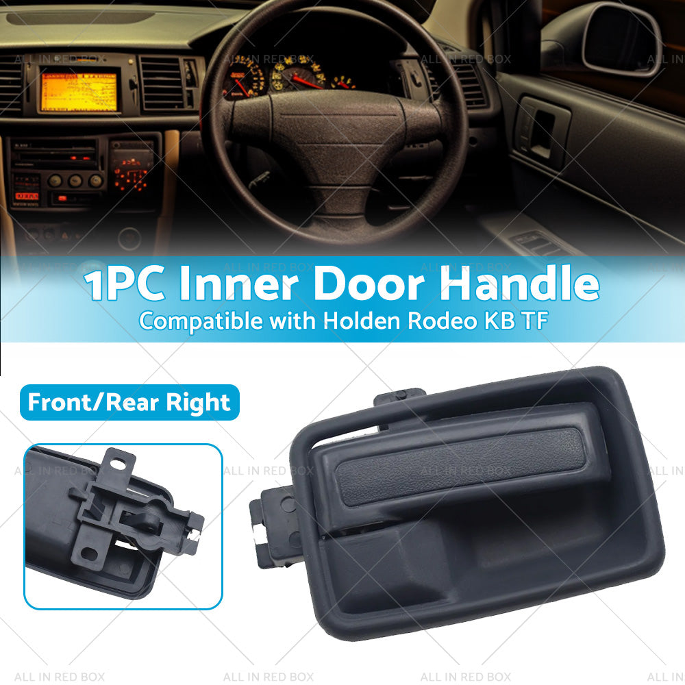 Black Right Hand Inner Door Handle w  Case Suitable For Holden Rodeo KB TF 81-03-2