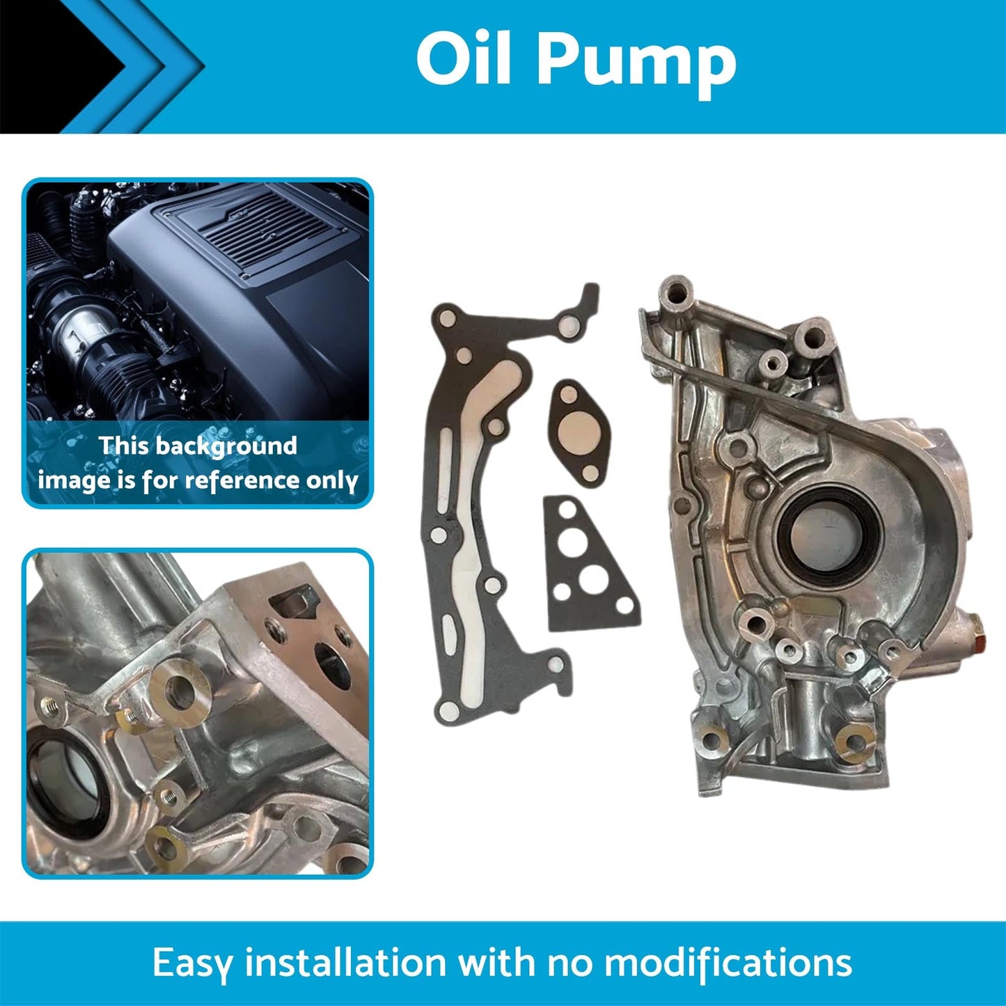 Oil Pump Suitable For Mitsubishi Pajero NM NP NS NT V6 3.8L 6G75 2001 on-2