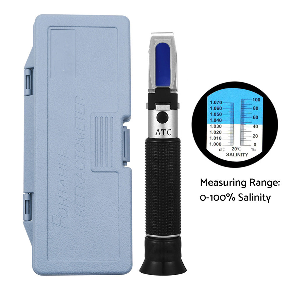 0-100percent Salinity Refractometer Meter Aquarium Sea Salt Water Tester for Aquarium-4