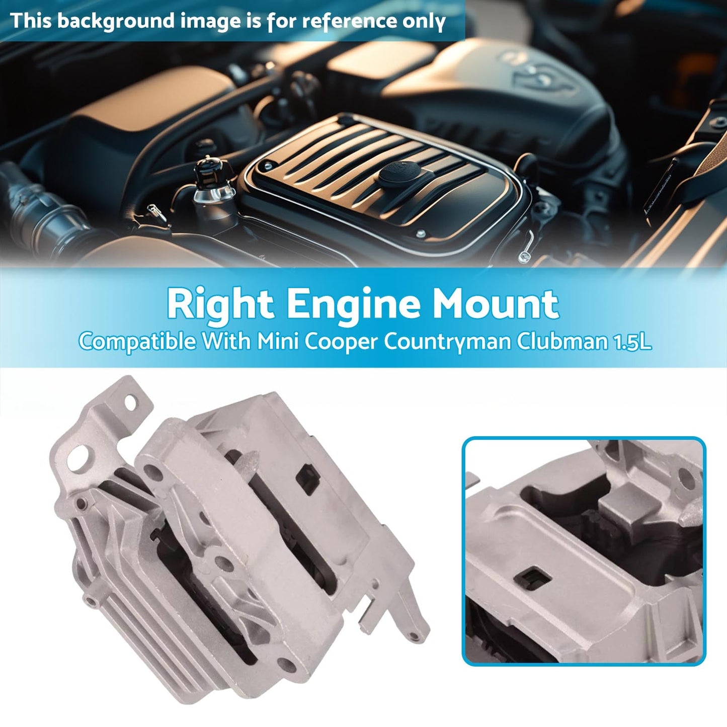 Engine Mount Right Suitable For Mini Cooper Countryman Clubman 1.5L 22118835570-2