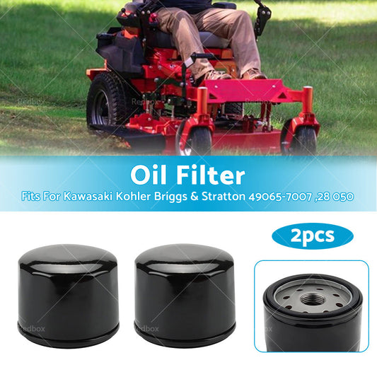 2x Oil Filters For Kawasaki Kohler Briggs  and  Stratton 49065-7007 25 050 01S-1
