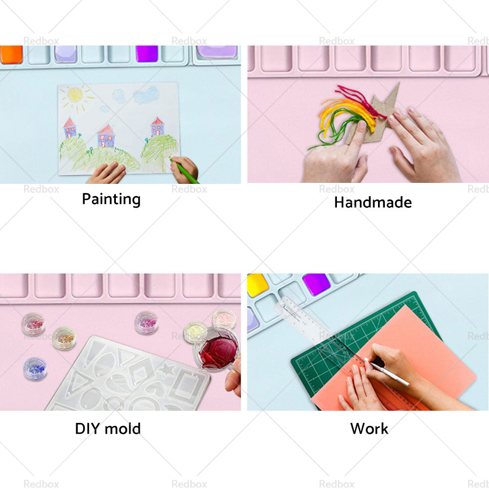 Silicone Art MAT Resin Casting Non Stick Creator Crafts Painting Clay and Play-3