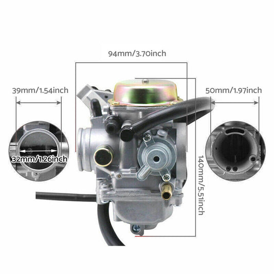 Carburetor Suitable For Suzuki Eiger 400 LTF400 LTF400F 2x4 4x4 Manual 02-07-0