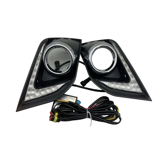 2x Fog Light Covers Suitable for Mitsubishi ASX RVR 2016~2018-1